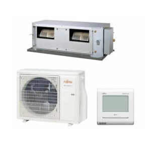 Fujitsu SET-ARTH54KHTA-3PH 14.0kW High Static Ducted System R32 3 Phase | Includes UTY-RNRT Controller
